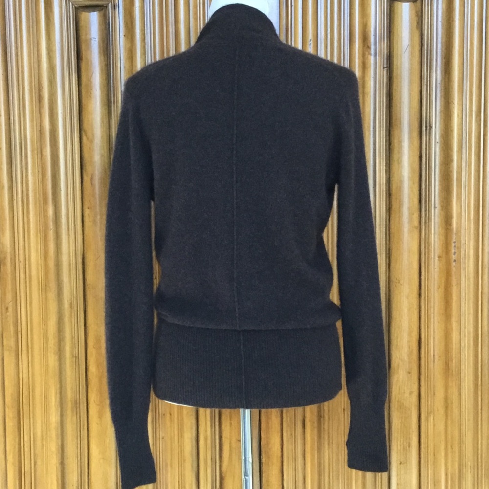 Brochu Walker Phinneas Wrap Cashmere Sweater - Picture 4 of 16